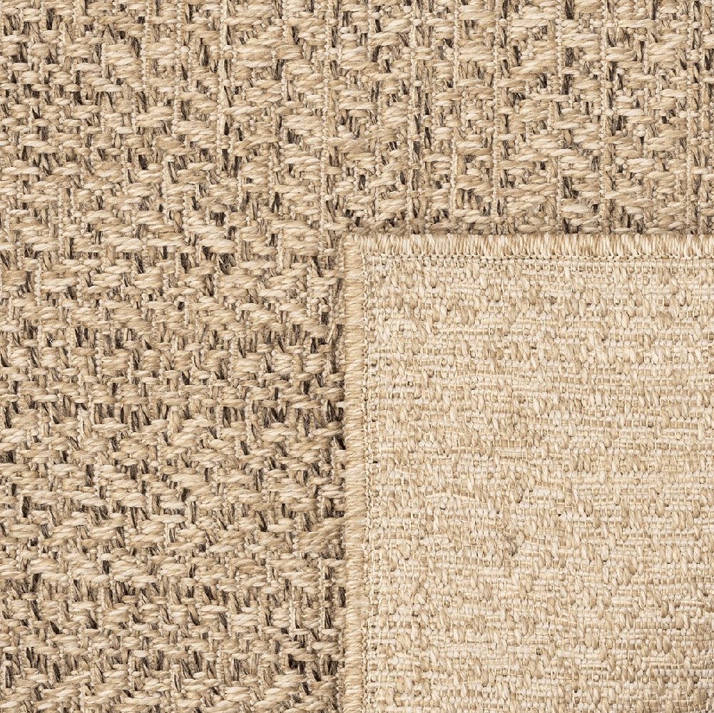 The Carpet Kansas In- Und Outdoor Teppich Im Natürlichen Jute-look, Wetterfest, Geeignet Für Terrasse, Natur, 120 X 170 Cm Bild 3