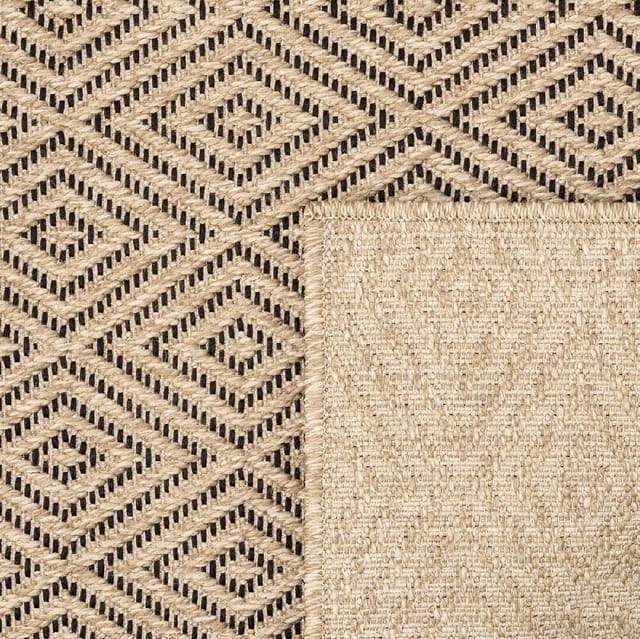 The Carpet Kansas In- Und Outdoor Teppich Im Natürlichen Jute-look, Wetterfest, Geeignet Für Terrasse, Natur, 240 X 340 Cm