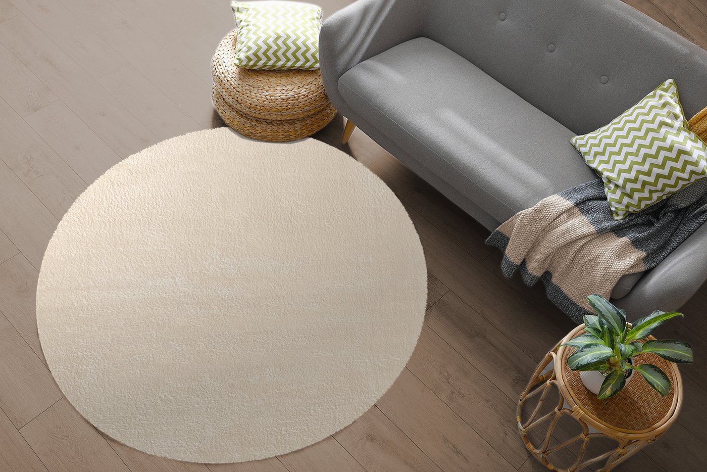 The Carpet, Loft, , Beige, 160 X 160 Cm Bild 5