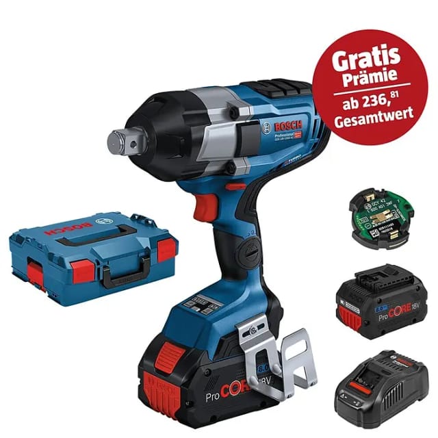 PRO Akku-Schlagschrauber BITURBO GDS 18V-1050 HC Professional, 18Volt