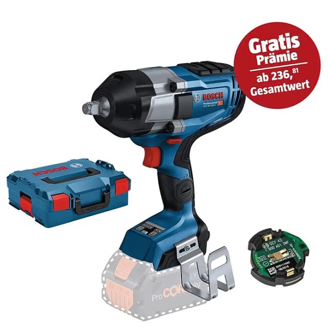 PRO Akku-Schlagschrauber BITURBO GDS 18V-1000 C Professional solo, 18Volt