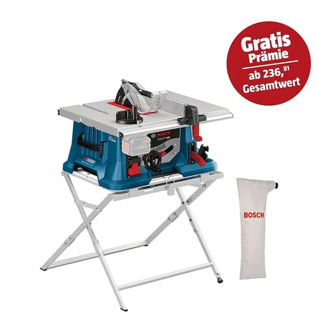 PRO Akku-Tischkreissäge BITURBO GTS 18V-216 Professional solo, 18Volt