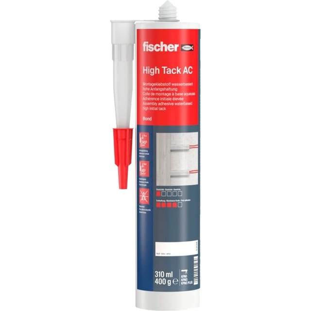 Montageklebstoff High Tack AC 310ml cremeweiß, Kleber