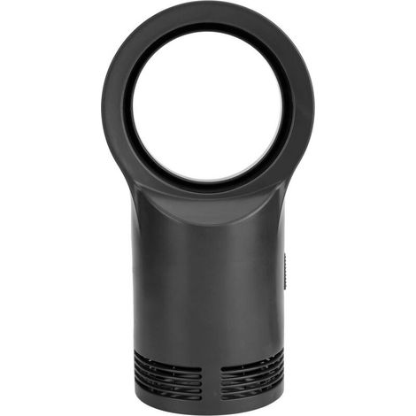 Tragbare Tischheizung, Mini-heizgerät Für Blattlose Heizung, Temperatursensor, Für Zuhause, Studentenwohnheim, Büro Oder Schlafzimmer (schwarz)