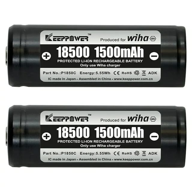 Akku-Set 18500 Li-Ion
