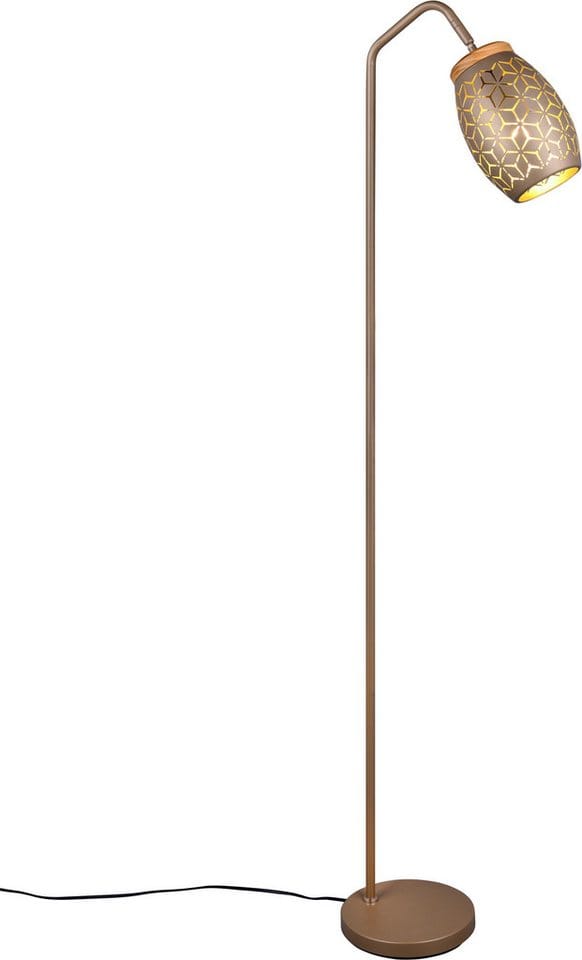 Stehlampe Standleuchte Bürolampe Metall Coffee E27 Fußschalter H 147 Cm