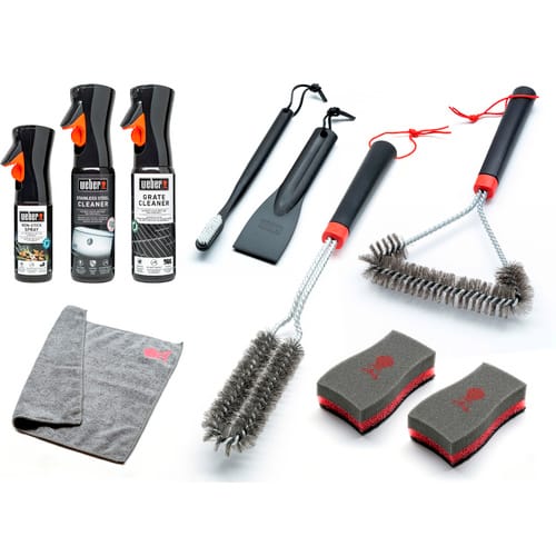 Reinigungs-Set für Edelstahl-Gasgrills, Reinigungsmittel