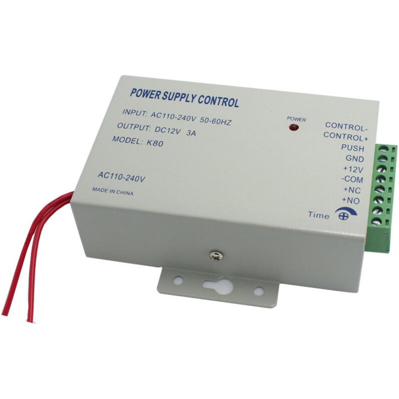 Ac 110-240v À Dc12v 3a 36w Alimentation Power Supply Control Pour Système De Contrôle D'Accès À La Porte Alimentation