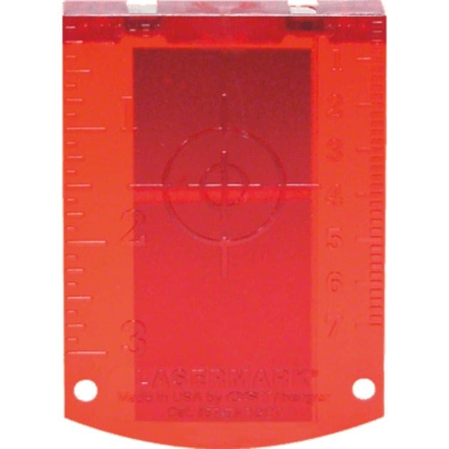 Laser-Zieltafel rot, Laser-Empfänger
