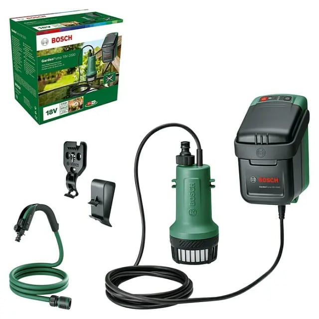 GardenPump 18V-2000 solo, Tauch- / Druckpumpe
