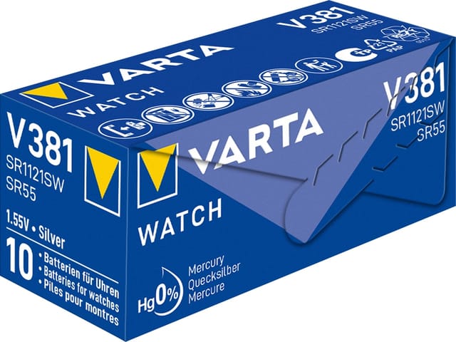 V381 SR55, Batterie