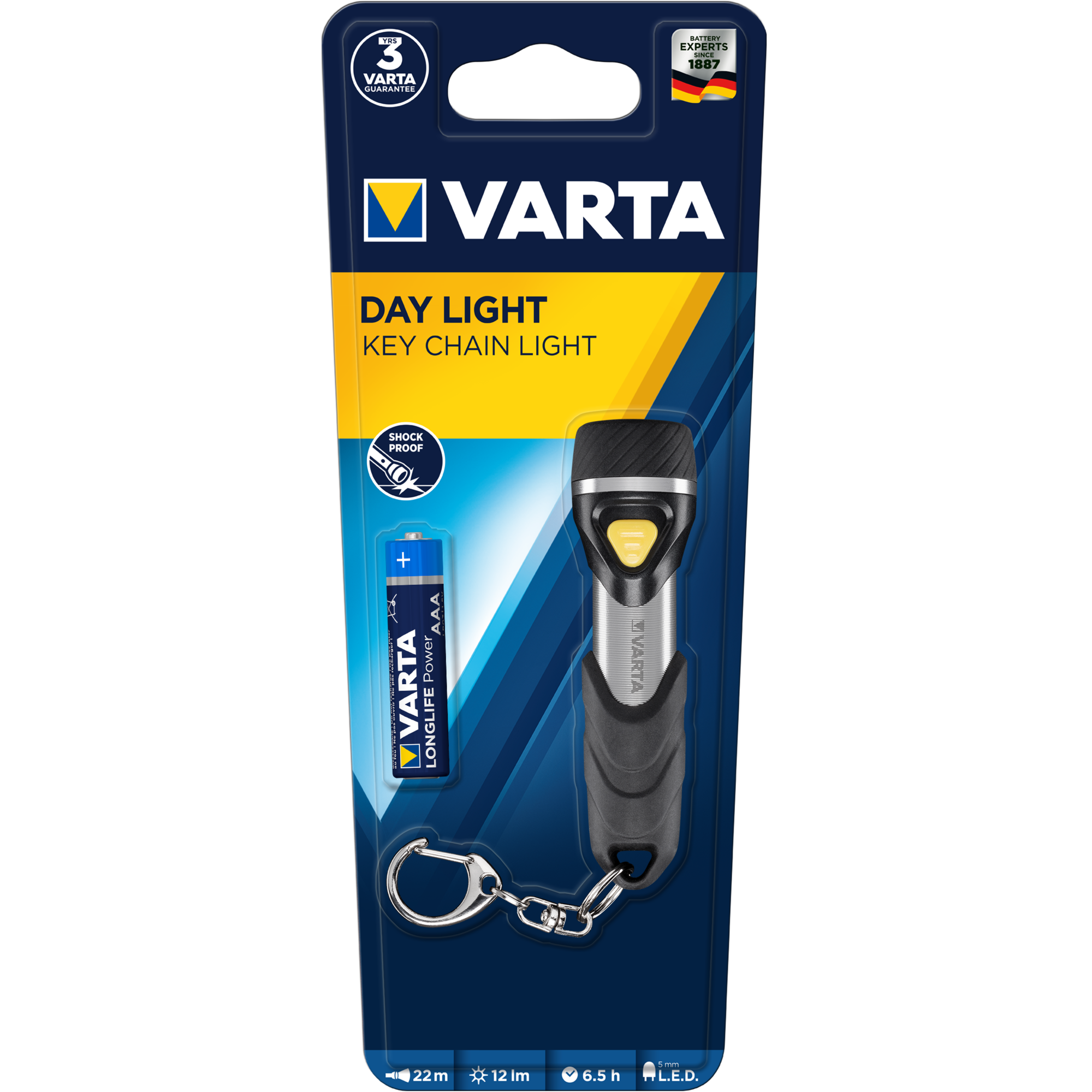 Day Light Key Chain Light, Taschenlampe