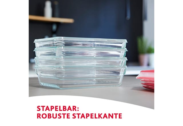 CLIP & CLOSE Glas-Frischhaltedose 1,3 Liter