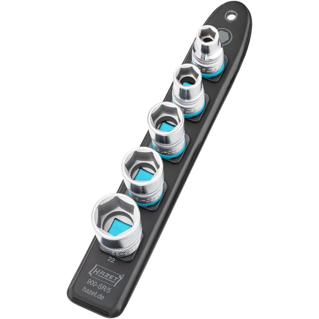 SmartRail 1/2" Steckschlüsseleinsatz-Satz Sechskant, 5-teilig