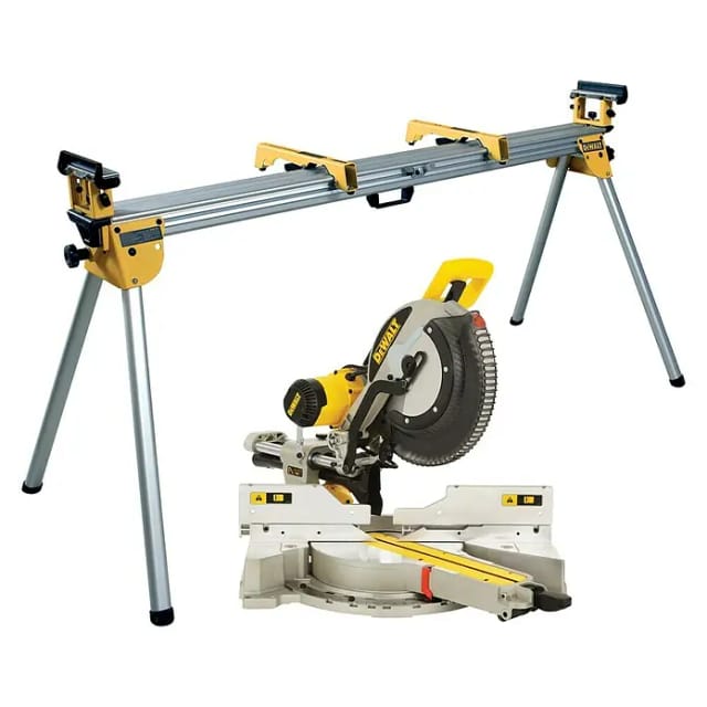 Paneelsägen-Set DWS780KIT + Untergestell DE7023, Kapp-und Gehrungssäge
