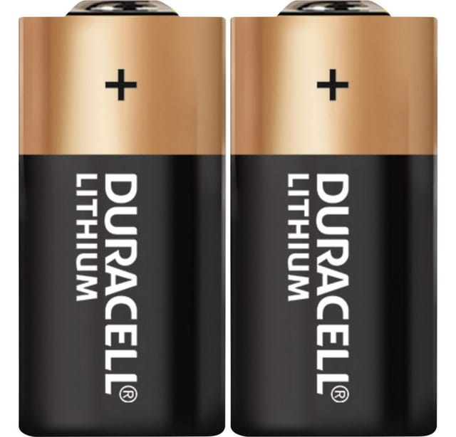 Photo CR123A, Batterie