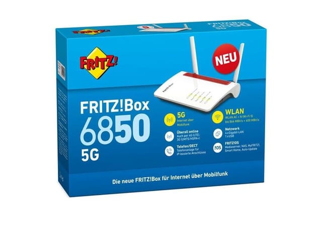 Box 6850 5G, Mobile WLAN-Router