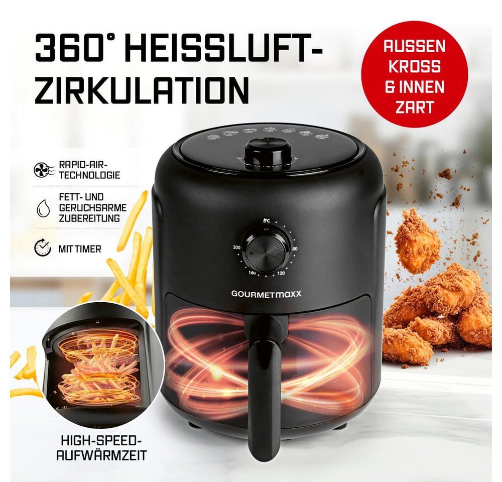 Elektrische Fritteuse Gourmetmaxx 14256 2,3 L 1000 W Bild 2