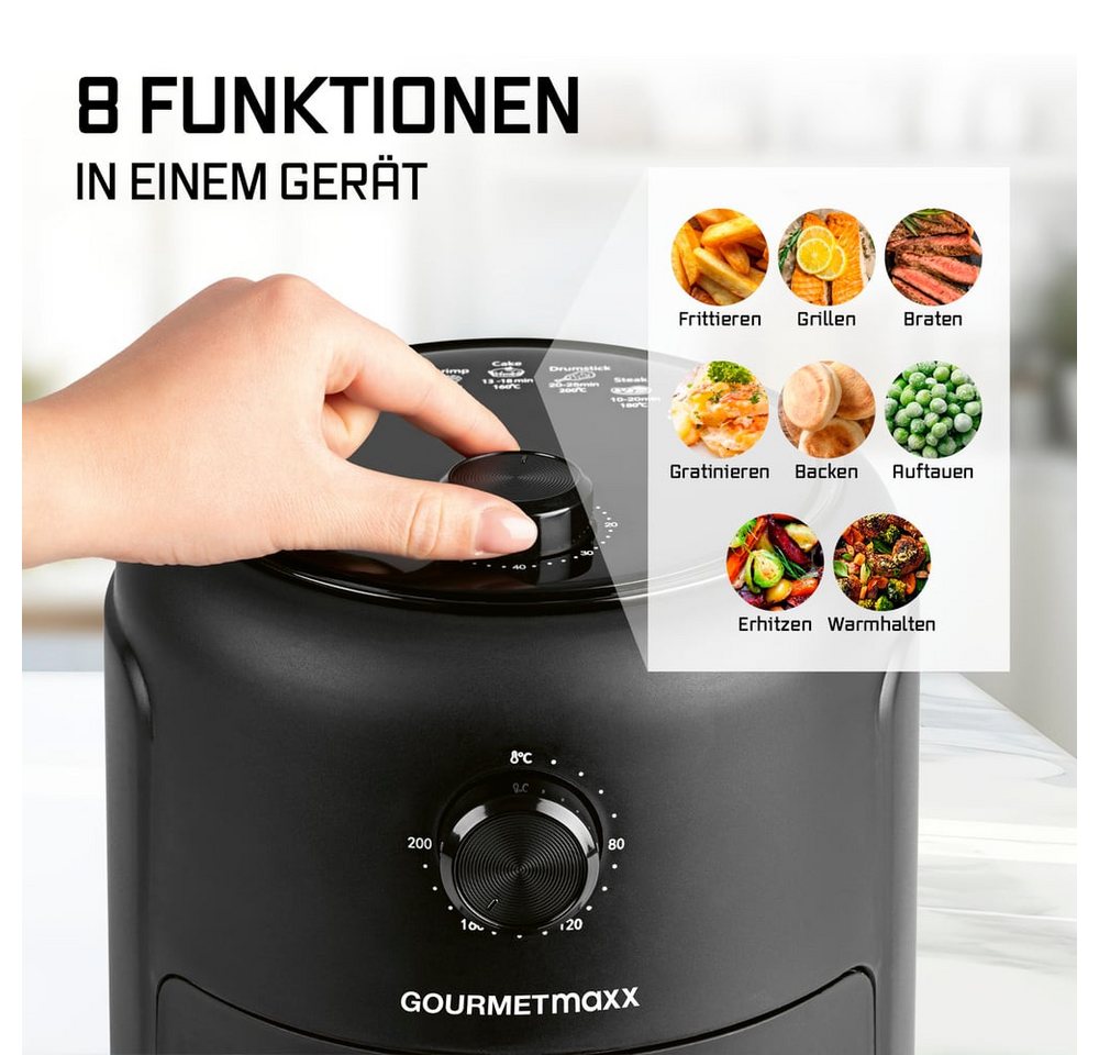 Elektrische Fritteuse Gourmetmaxx 14256 2,3 L 1000 W Bild 3