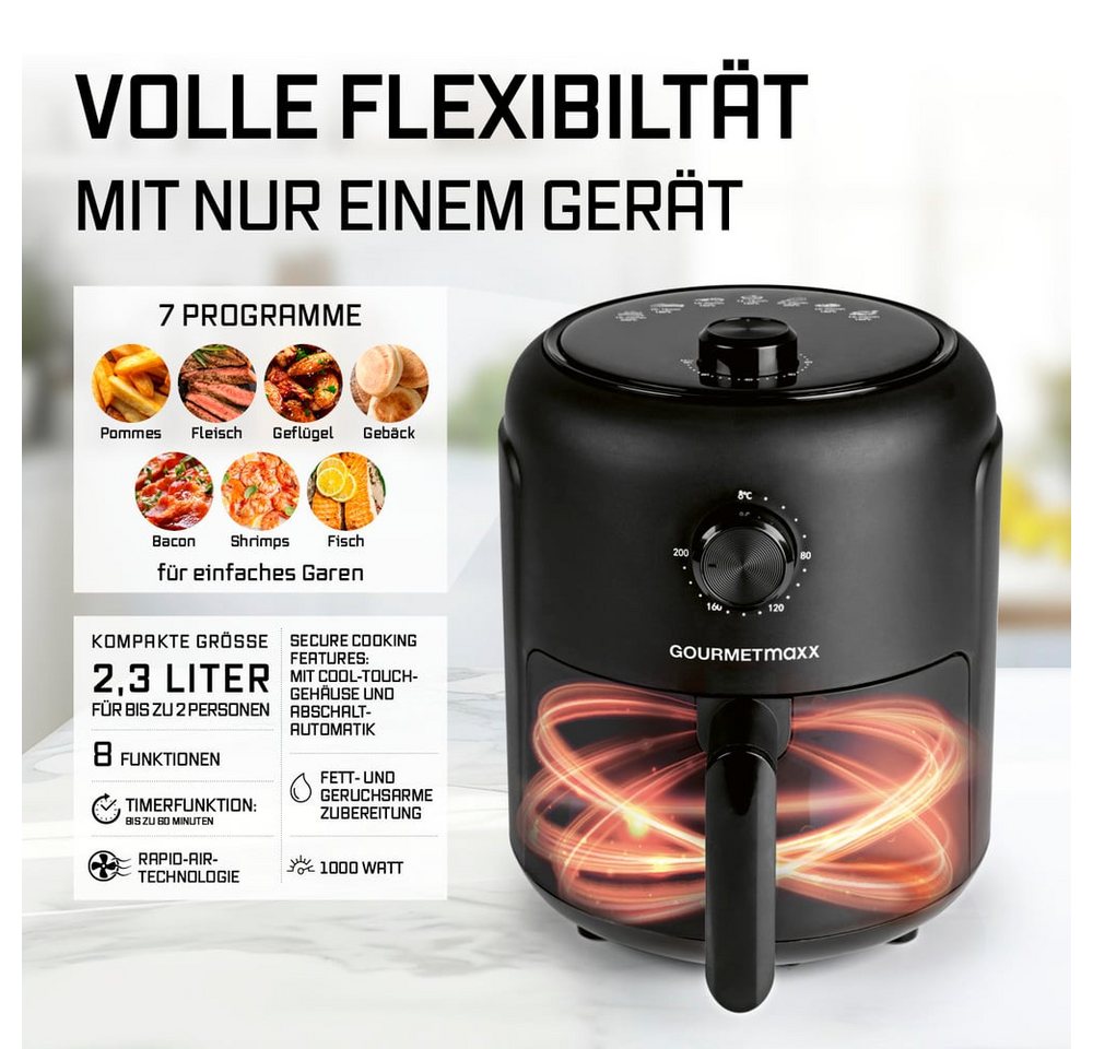 Elektrische Fritteuse Gourmetmaxx 14256 2,3 L 1000 W Bild 4