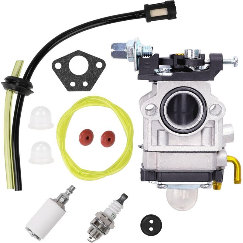 Carburateur Pour Débroussailleuse 52 Cc 49 Cc 43 Cc, Kit Complet D'Accessoires Inclus, Convient À Une Grande Variété De Tondeuses À Gazon