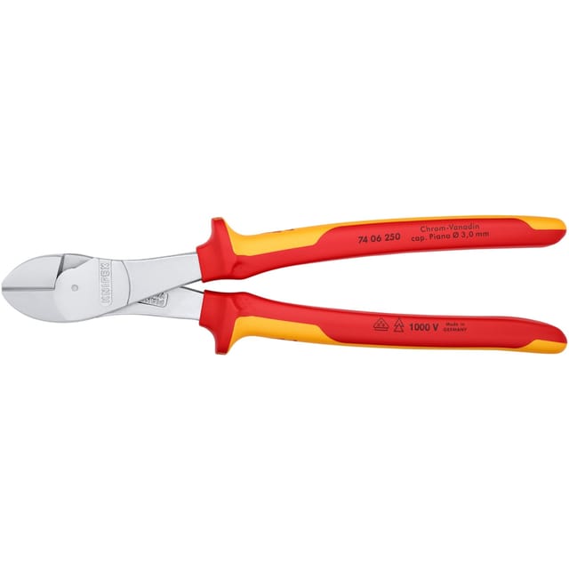 Kraft-Seitenschneider 74 06 250 VDE, Schneid-Zange