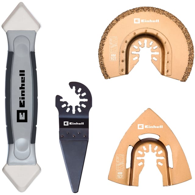 Multi-Tool-Set Fliesen, 4-teilig, Schleifscheibe