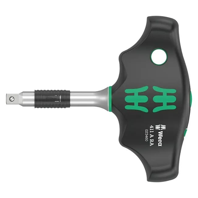 411 A RA Quergriff-Adapterschraubendreher mit Ratschenfunktion