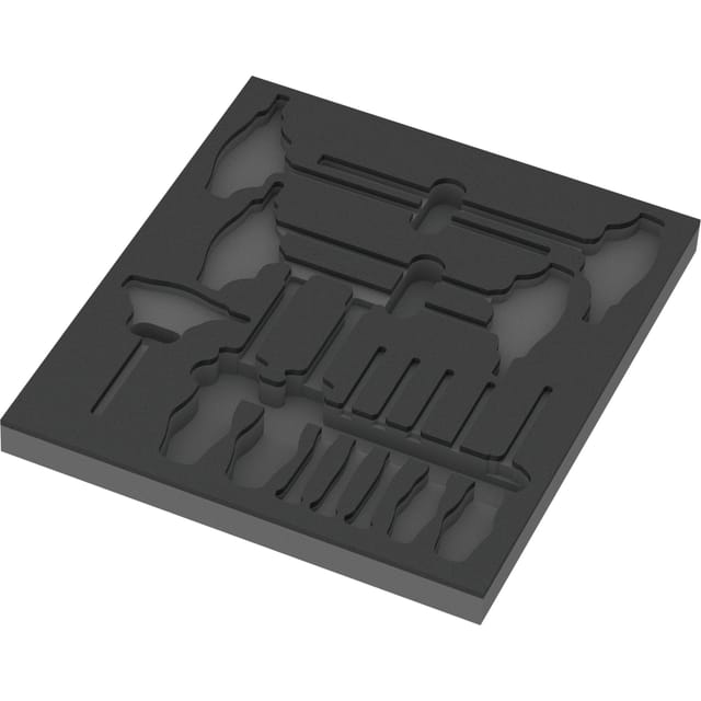 9813 Schaumstoffeinlage für Hex Schraubendreher Set 1, leer