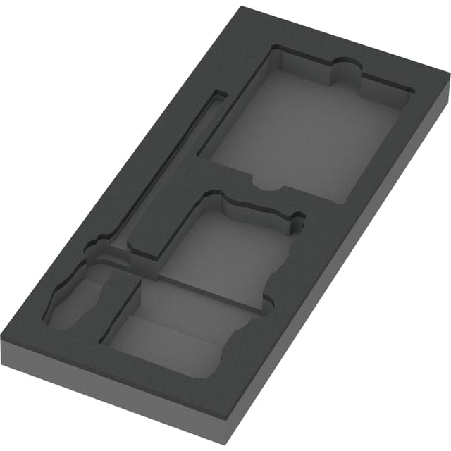 9850 Schaumstoffeinlage für Kraftform Kompakt und Tool-Check PLUS Set 1, leer