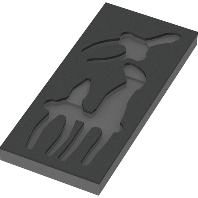 9880 Schaumstoffeinlage für KNIPEX Zangen Set 1, leer