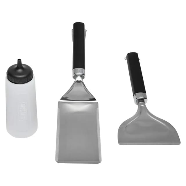 Grillplatten-Starter-Set, 3-teilig, Wender