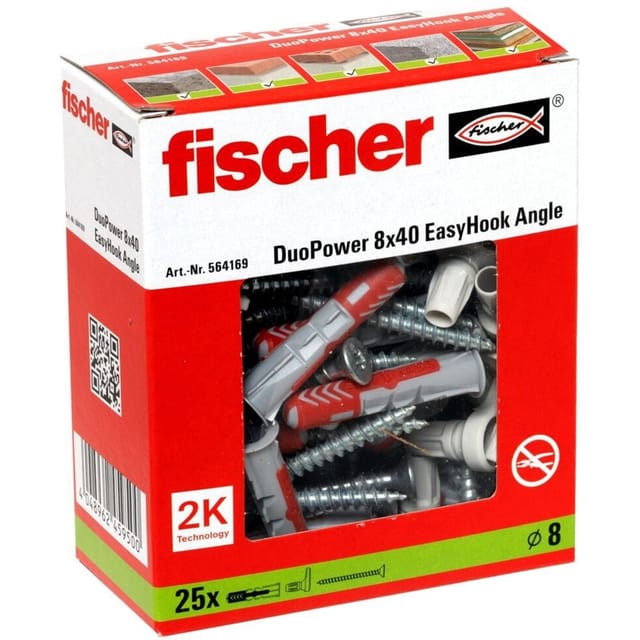 EasyHook Angle DuoPower 8x40, Dübel