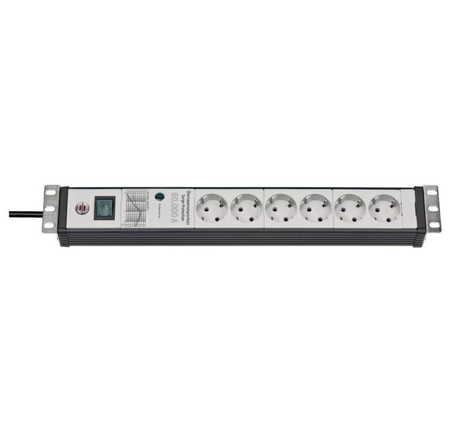 Premium-Line Steckdosenleiste 6-fach, 19" Format