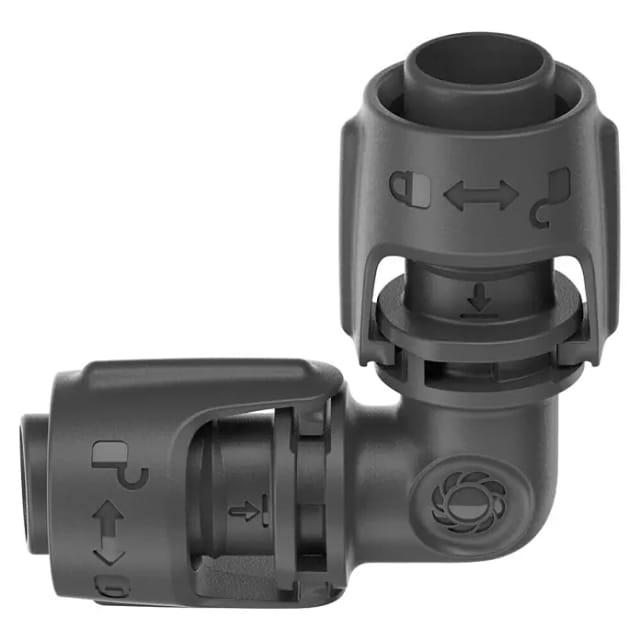 Micro-Drip-System L-Stück 13mm (1/2"), Verbindung