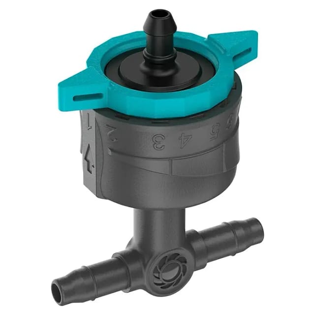 Micro-Drip-System Regulierbarer Reihentropfer 1-8 l/h, druckkompensierend
