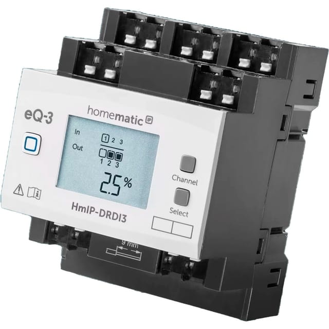 Dimmaktor für Hutschienenmontage – 3-fach (HmIP-DRDI3), Dimmer