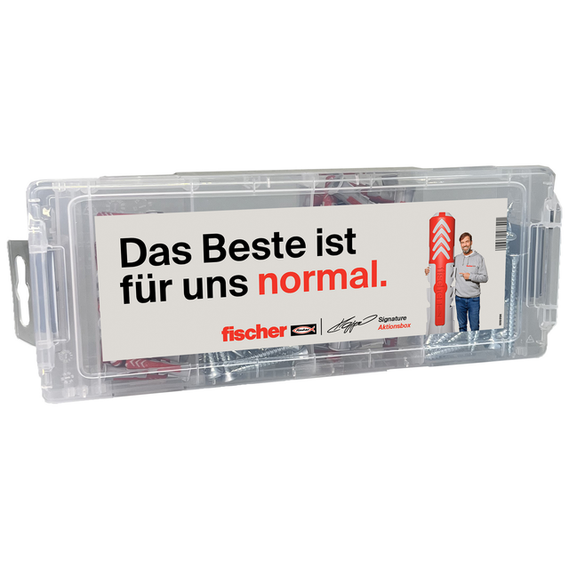 Mini-FixTainer-DUOPOWER, "Klopp Signature" Aktionsbox, Dübel