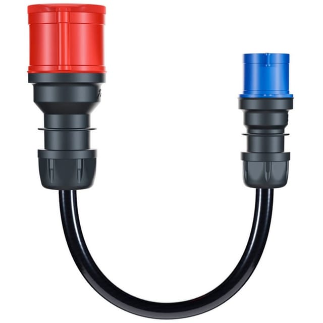 Adapter für Gemini flex 22 kW, CEE rot Drehstrom 32A > CEE blau 16A