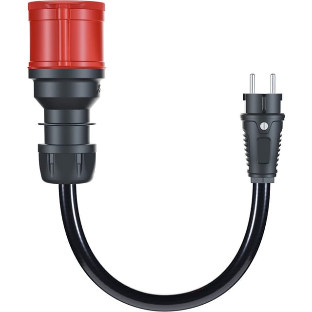 Adapter für Gemini flex 22 kW, CEE rot Drehstrom 32A > Haushaltssteckdose