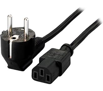 Kaltgerätekabel KABDE3P18, Schutzkontaktstecker > C13 Buchse