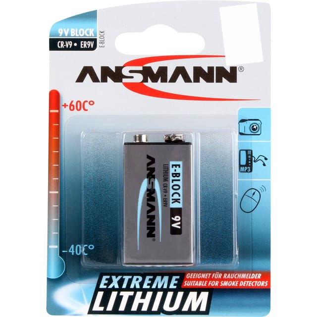 Extreme Lithium 9V-Block, Batterie