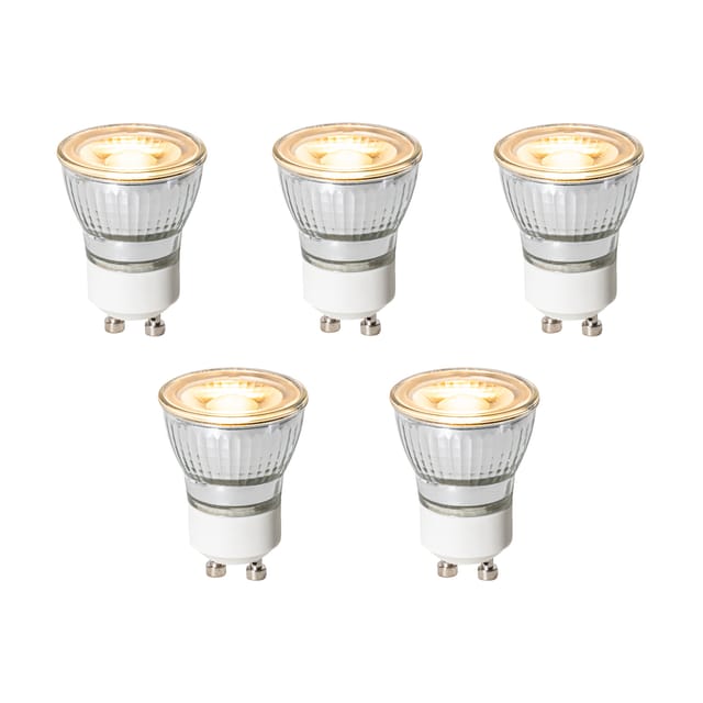 5er-set Gu10 3-stufen-dimmbare Led-lampen 35mm 4w 220 Lm 2700k