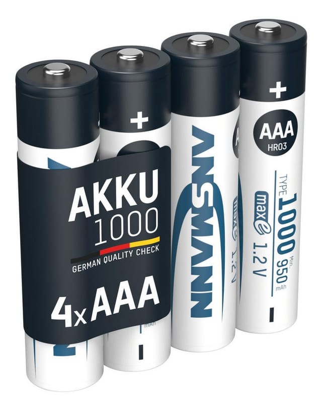 1000mAh NiMh Professional, Akku