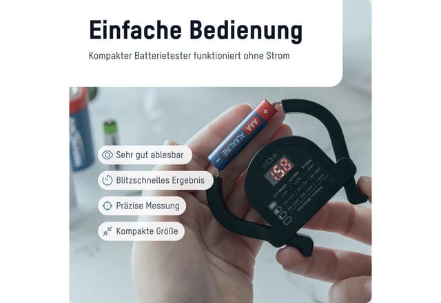 Batterietester 4000001, Messgerät