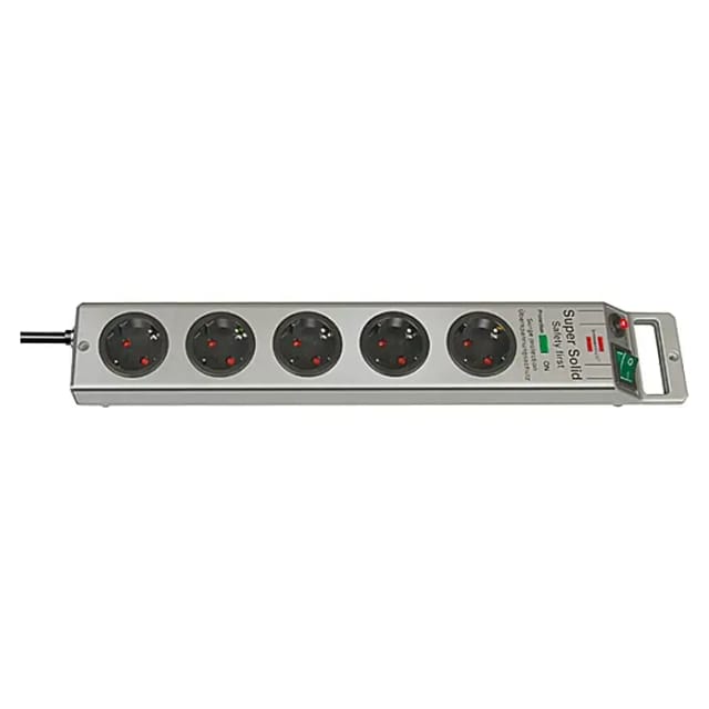 Super-Solid Steckdosenleiste 5-fach