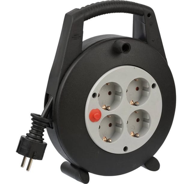 Vario-Line Mini-Kabeltrommel 4-fach