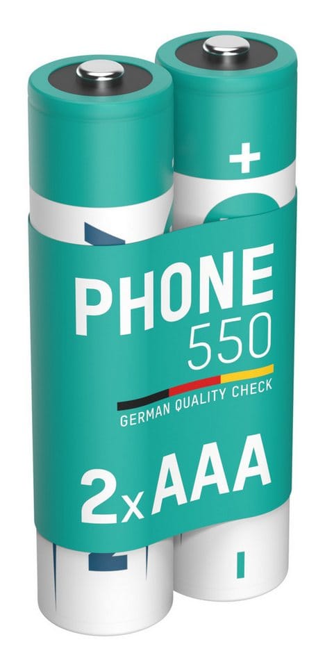 550mAh DECT, Akku