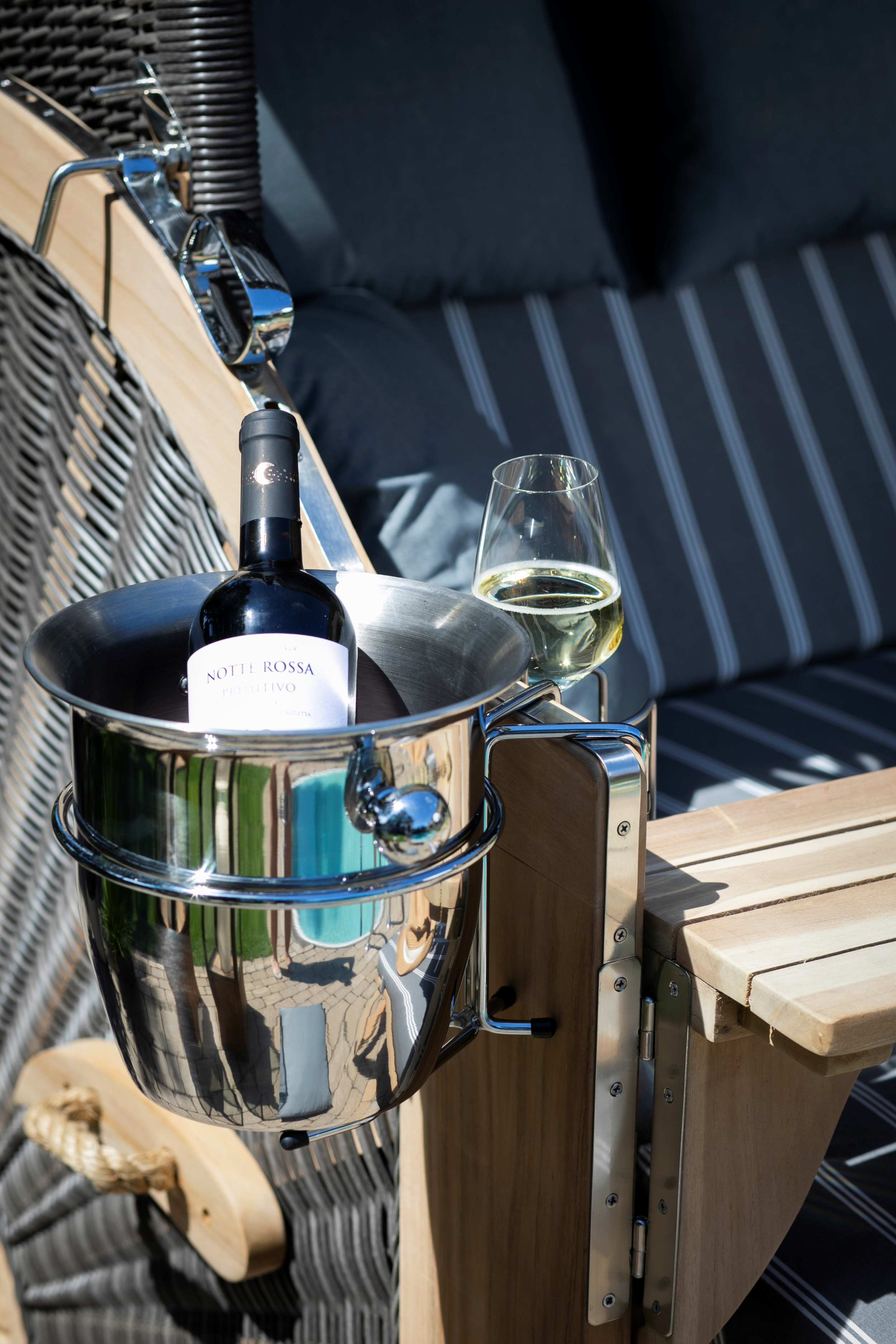 Champagnerkühler für Strandkörbe bene living Bild 4
