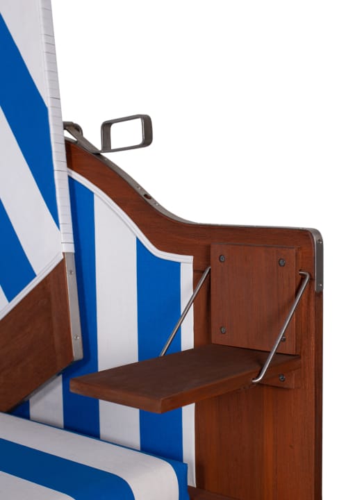 Strandkorb Profi Ostsee Poel PVC white Dessin 991